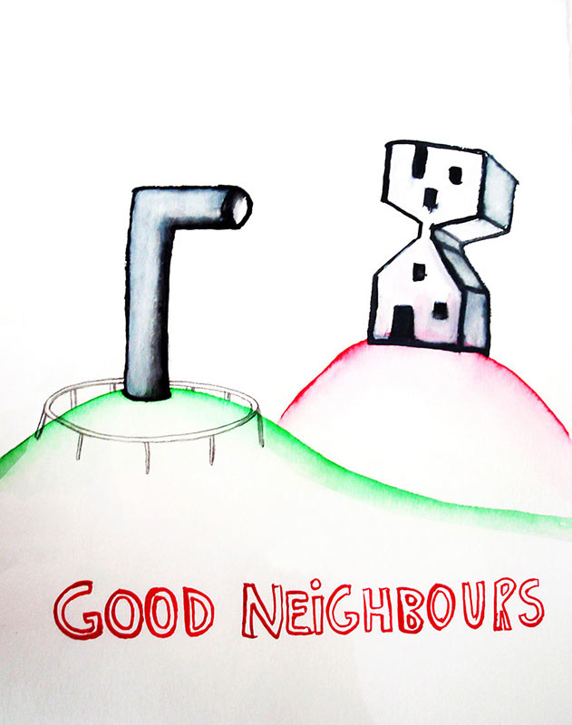 good neighbours by Cecile Noldus